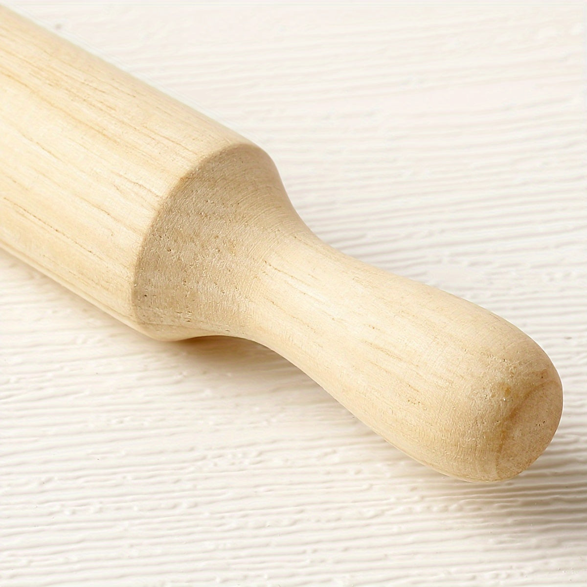 1Pc Mini Wooden Rolling Pin - Perfect For Pizza, Pie & Cookie Dough - Durable Kitchen Gadget For Baking Enthusiasts