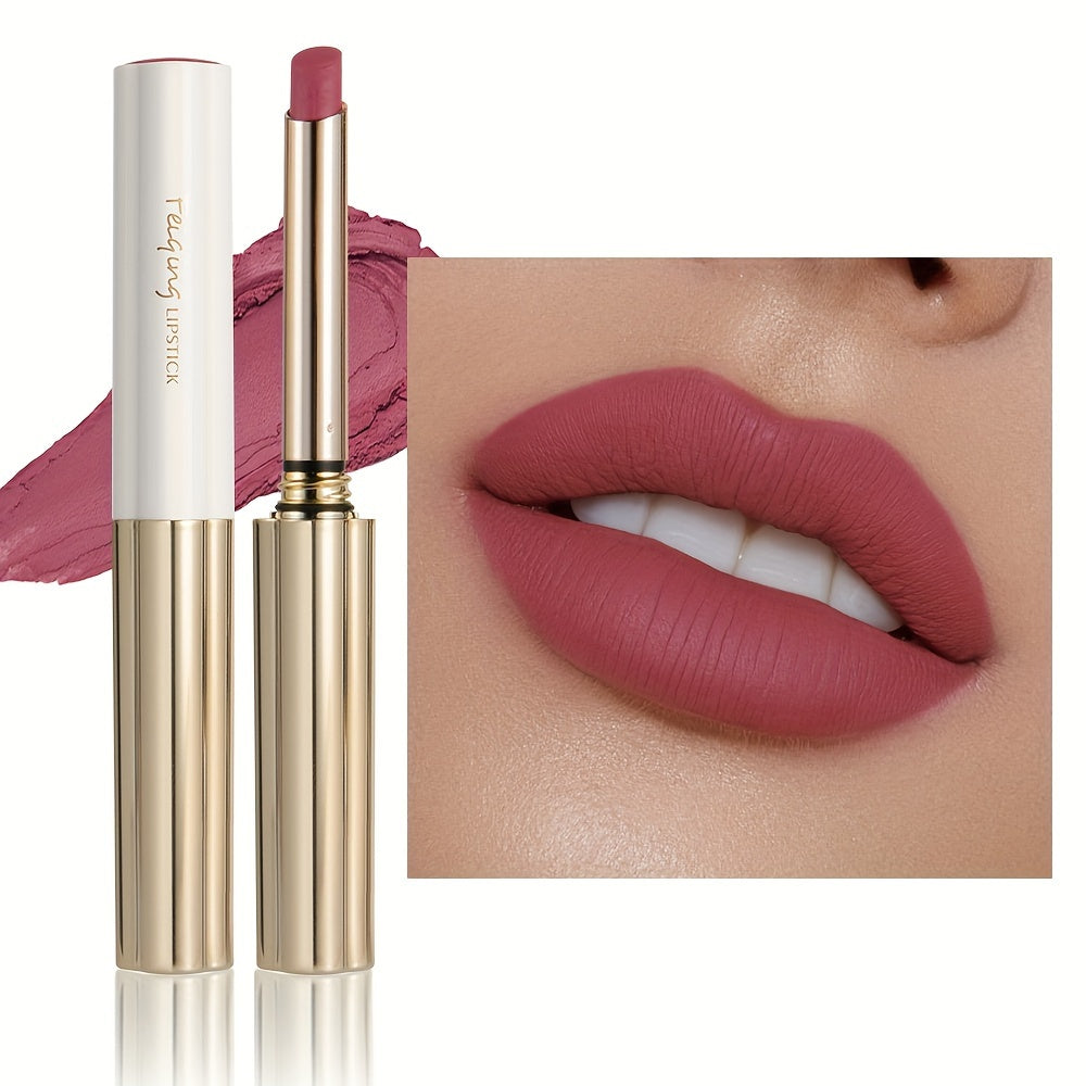 Locking Color Lipstick, Non-stick Cup Lipstick Moisturizing Smooth Not Easy To Fade Creamy Lip Gloss Women's Daily Lip Makeup - Kerala Elegance