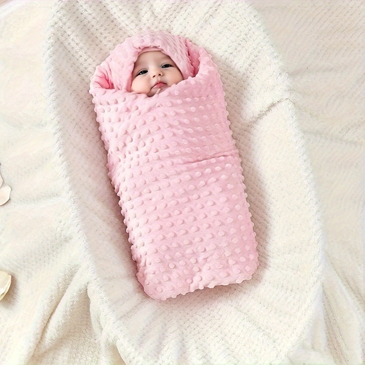 1pc Swaddle Blanket, Bean Blanket, Stroller Cover Blanket, Four-season Blanket Easter Gift